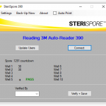SteriSpore automated spore test software